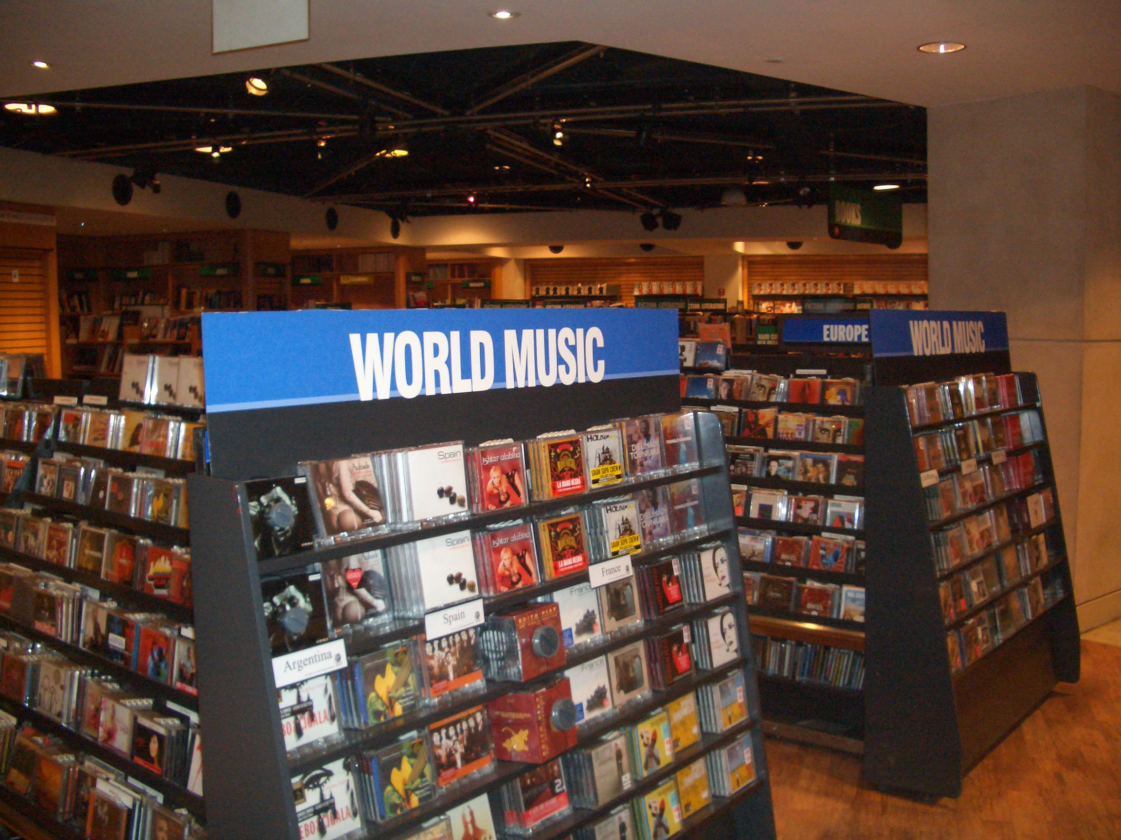 Inside Virgin Megastore — 2