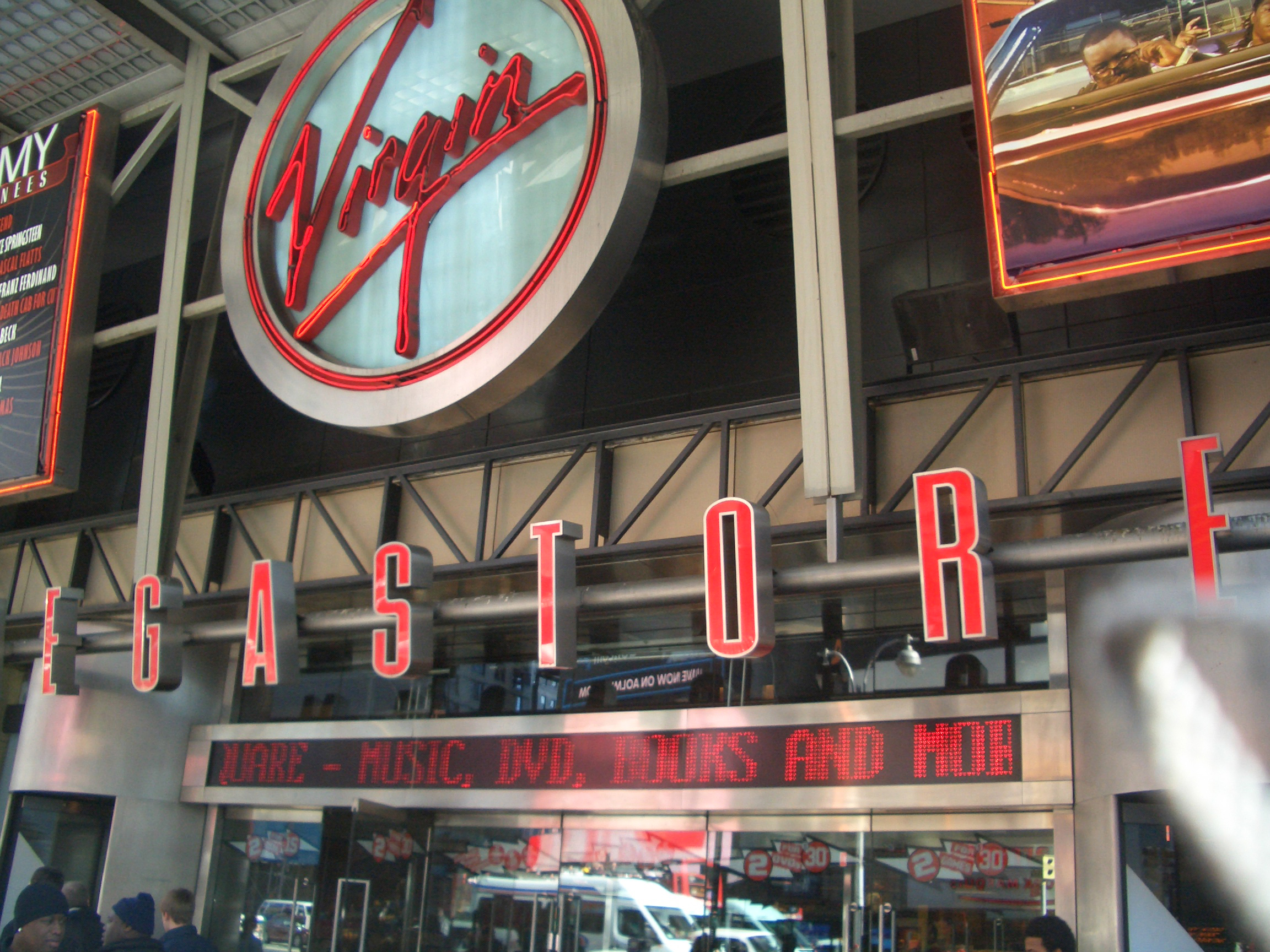 Virgin Megastore exterior — 1